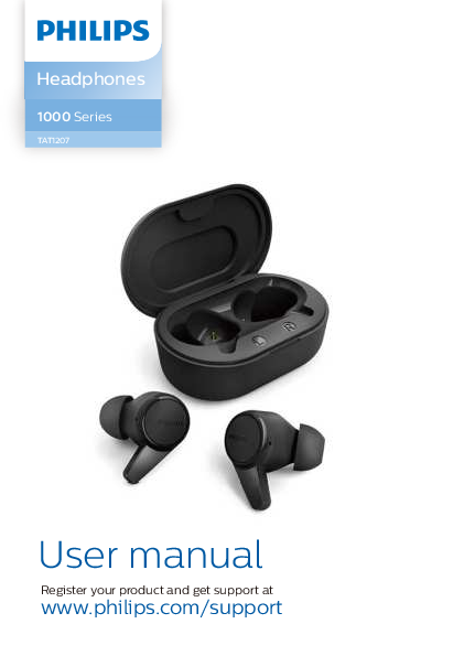 Philips Headphones 1000 Series TAT1207